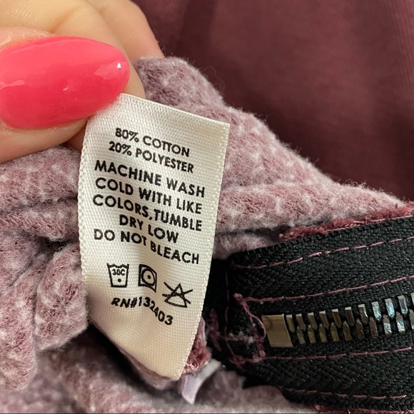 Cotton Citizen Ombré Crewneck Side Zip Pullover Sweatshirt - Picture 10 of 10